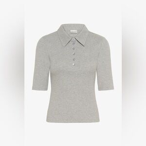 Gestuz GZDREW Polo shirt - grey mélange